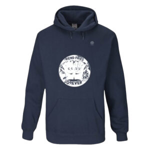 Hoodies Friends Fries Blue