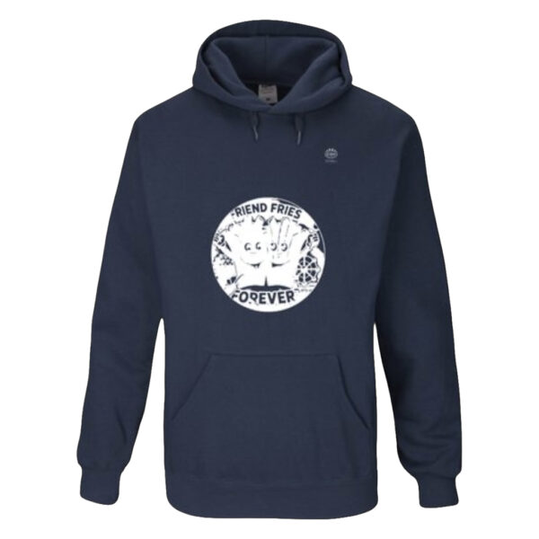 Hoodies Friends Fries Blue