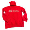 Zip-up hoodie retro red