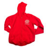 Zip-up hoodie retro red