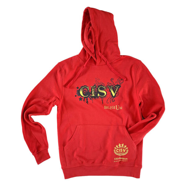 Hoodies Belgae red recto